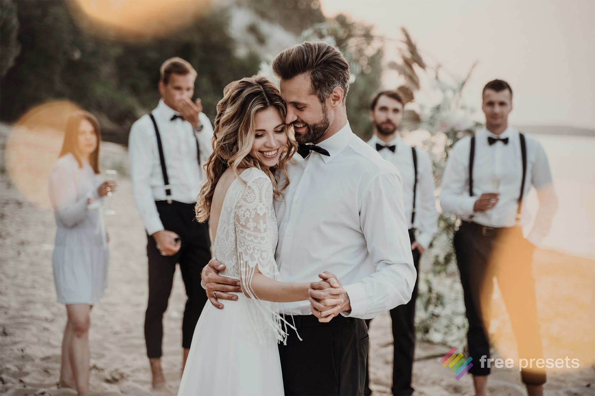 Photo with Wedding Brown Lightroom Preset applied.