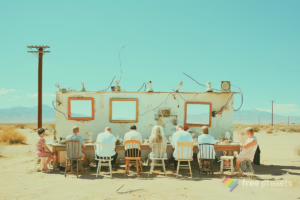 Photo with Asteroid City LUT applied.