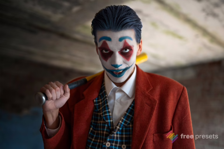 The original image before this Joker Warm LUT was applied.